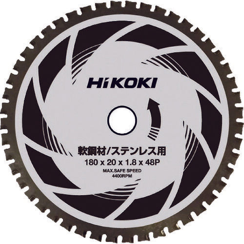 HiKOKI CD7SA用チップソーカッター 180mm 軟鋼材･ステンレス用 0040-2523 ハイコーキ