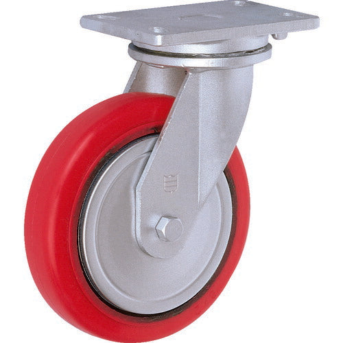 TRUSCO 重量キャスター 自在 125MM 耐湿ウレタン車輪345KGF HRHM125345PCITG トラスコ