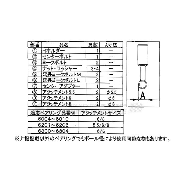部品・代引き不可] KOTO 江東産業 IBP-95用パーツ【アタッチメント6】 IBP-95-9