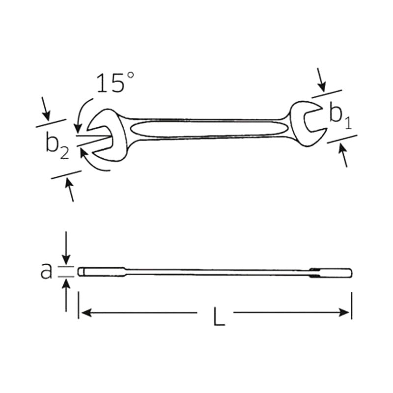日本正規品 スタビレー 両口スパナ  (10-10X13)(4018754017775) STAHLWILLE