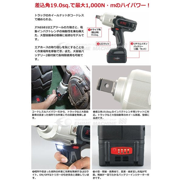 京都機械工具 19.0sq インパクトレンチ用 ソケットレンチセット 14点