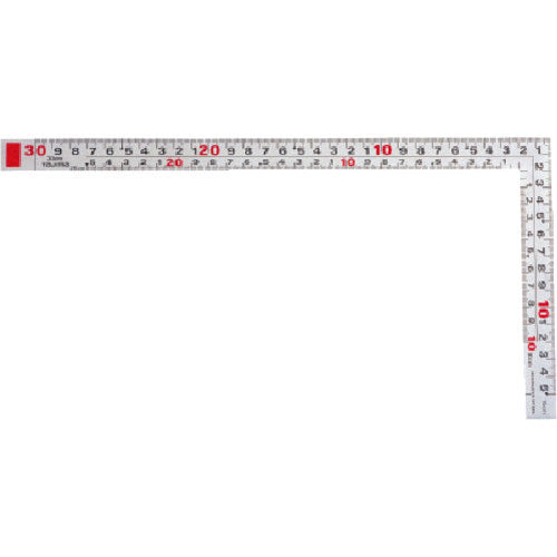 タジマ 等厚曲尺 (広幅曲尺)同目30cm KAHM3