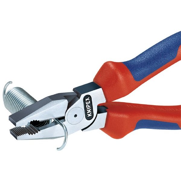 KNIPEX 0202-225TBK 強力型ペンチ 落下防止 (BK) クニペックス 工具