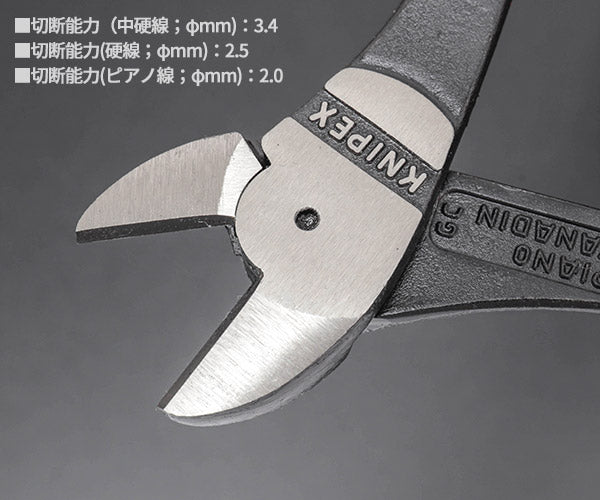 KNIPEX 7401-160 強力型斜ニッパー(硬線用) (SB) クニペックス 工具