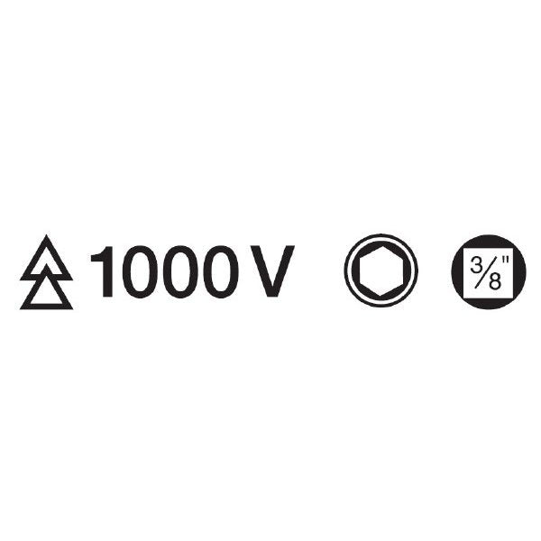 Webike | KNIPEX クニペックス (1/2SQ)絶縁ソケット 1000V(9847