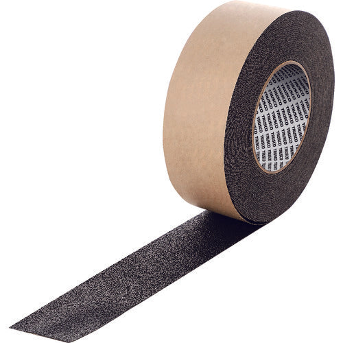 TRUSCO ノンスリップテープ屋内外用 平滑面強粘着タイプ 100mmX18m 黒 KNSP100X18BK トラスコ