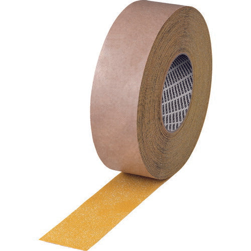 TRUSCO ノンスリップテープ屋内外用 平滑面強粘着タイプ 50mmX18m 黄色 オ纏メ6巻入 KNSP50X186Y トラスコ