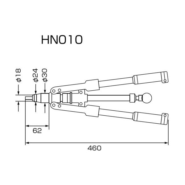 ロブスターの強力型ハンドナッターの画像4