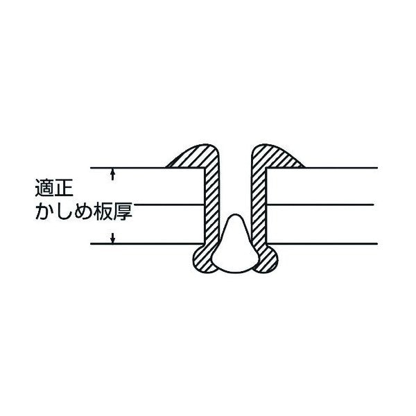 日本人気超絶の エビ ロブテックス ☆便利 ブラインドリベット1000本
