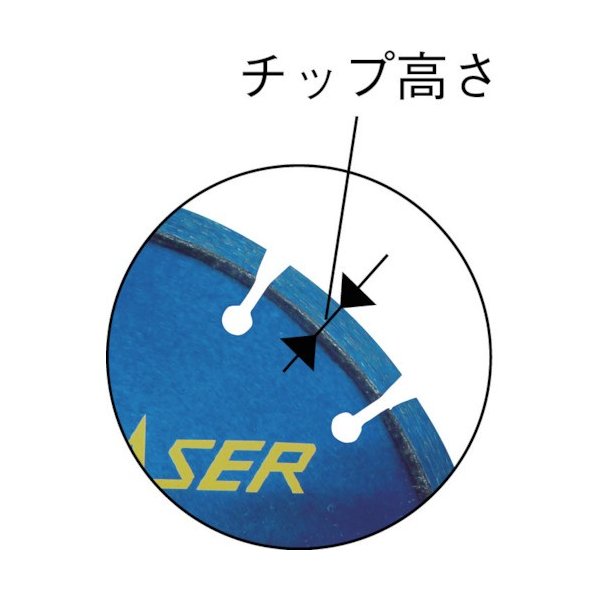 ロブテックス SL30530.5 ダイヤモンドホイール レーザー(乾式) 304mm