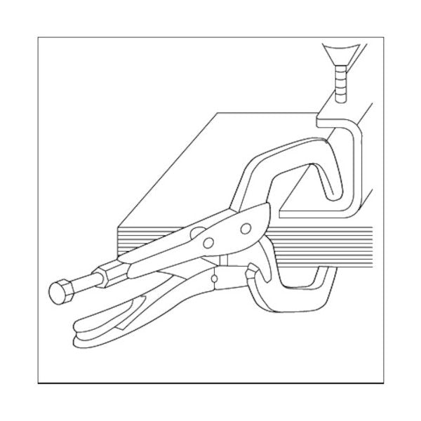 ロブテックス VC455N バイスプライヤ C型 455mm エビ LOBSTER