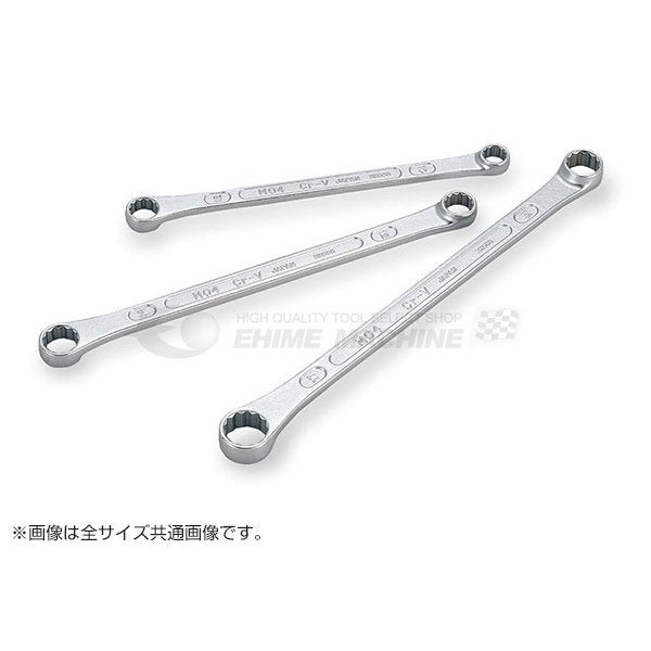 トネ(TONE) ロングメカニックめがねレンチセット(45°×10°) M4460C 内容6点 | トネ(TONE) ロングメカニックめがねレンチセット(45°×10