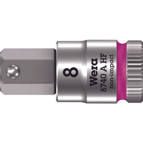 Wera 8740A HFソケット Hex-Plus 8.0x28mm 003339