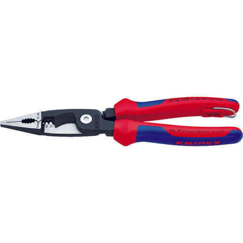 KNIPEX エレクトロプライヤー 落下防止 200mm 1382-200T クニペックス 工具