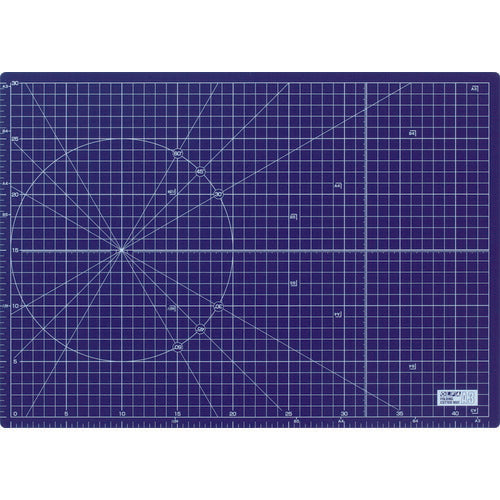 OLFA フタツ折リカッターマットA3 ネイビー 223BNV