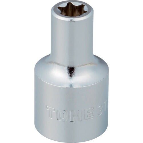 TONE E型トルクスソケット 呼びNO.E16 差込角9.5mm (3TX-E16)(4953488387193) トネ