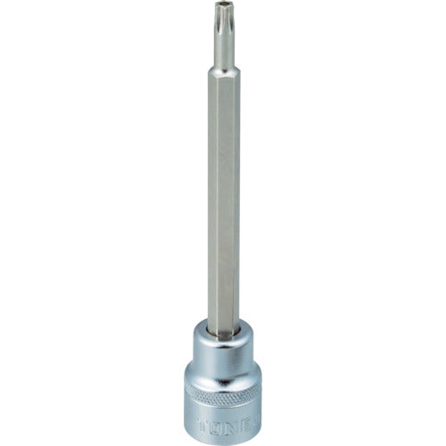 TONE ヘックスローブソケット ロングトルクスソケット(いじり防止タイプ) T45 先端寸法7.77mm (4TX-T45HL)(4953488216912) トネ
