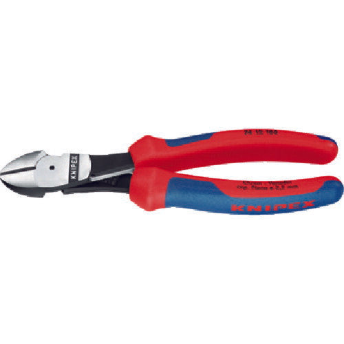 KNIPEX 強力型ニッパー バネ付 180mm 7412-180 クニペックス 工具