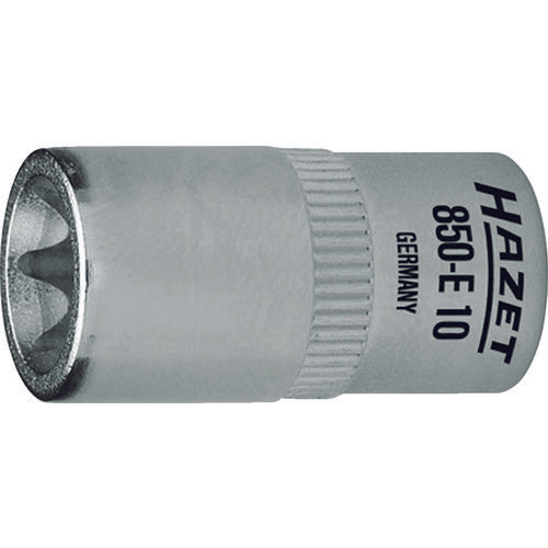 HAZET E型トルクスソケット 差込角6.35mm 呼ビNo.E10 850-E10