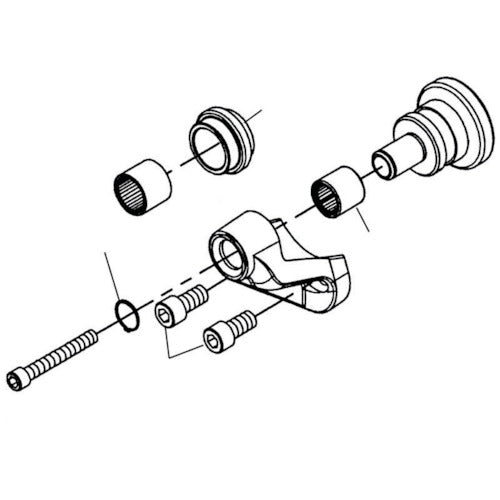 RIDGID スクリュー 1/2-13×1 F/915 93857