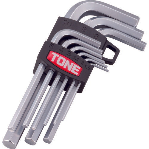 TONE マスターツール六角棒L形レンチセット (AS900)(4953488018509) トネ