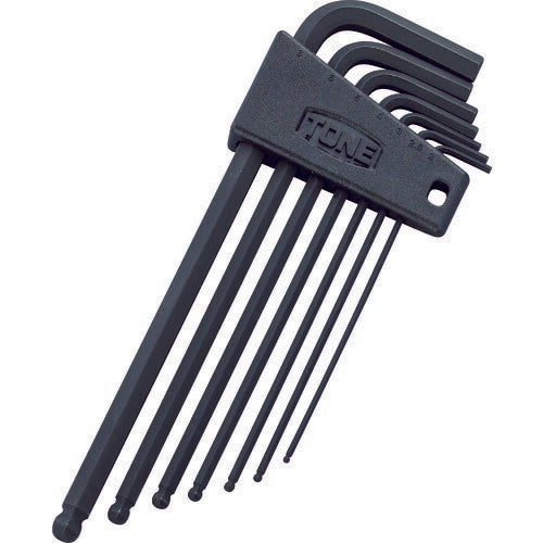 TONE ロングボールポイントL形レンチセット 7pcs (BPL700)(4953488010930) トネ