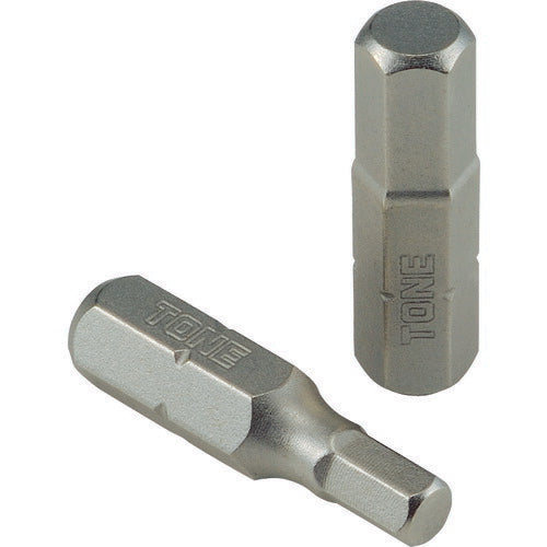 TONE オフセット式ラチェットドライバー用ビット ヘキサゴンビット 二面幅寸法2mm (BTH2S)(4953488295320) トネ
