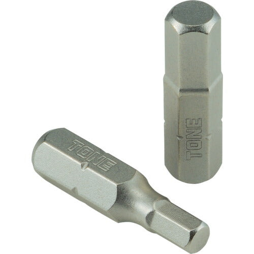 TONE オフセット式ラチェットドライバー用ビット ヘキサゴンビット 二面幅寸法7mm (BTH7S)(4953488295382) トネ