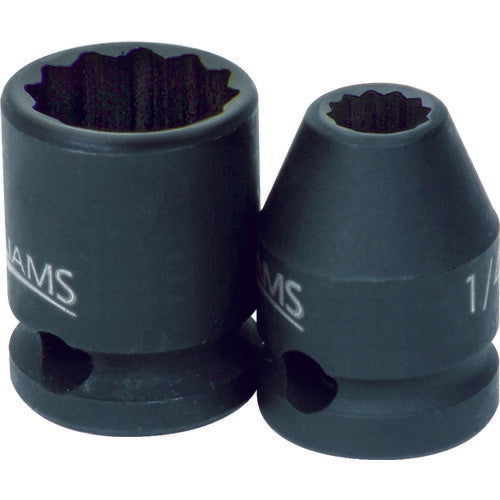 WILLIAMS 3/8ドライブ ソケット 12角 7mm インパクト JHW36607