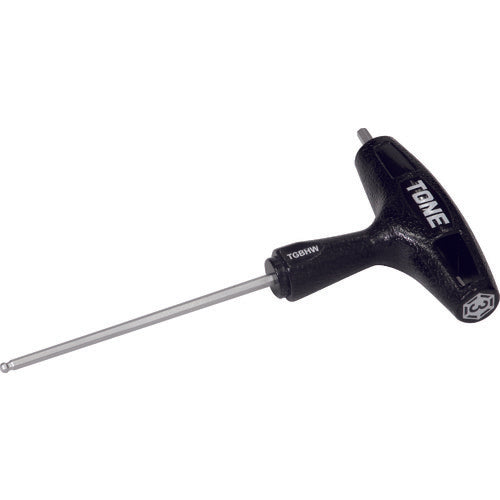 TONE ボールポイント六角棒レンチ(T形) グリップボールポイントヘキサゴンレンチ 対辺寸法3mm (TGBHW-03)(4953488394214) トネ