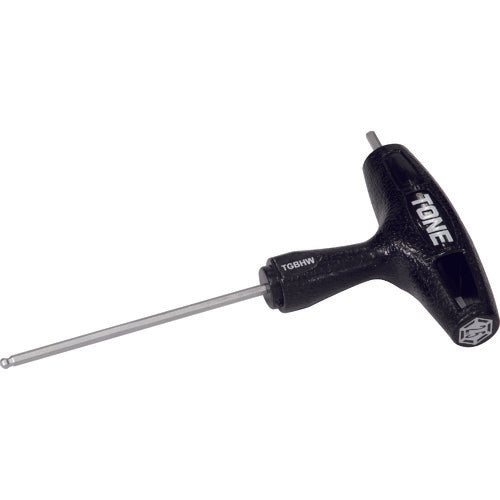 TONE ボールポイント六角棒レンチ(T形) グリップボールポイントヘキサゴンレンチ 対辺寸法2.5mm (TGBHW-2.5)(4953488394207) トネ