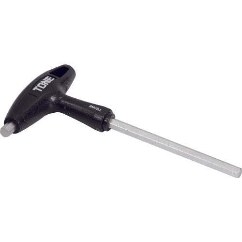 TONE 六角棒レンチ(T形) グリップヘキサゴンレンチ 対辺寸法6mm 全長172mm (TGHW-06)(4953488394177) トネ