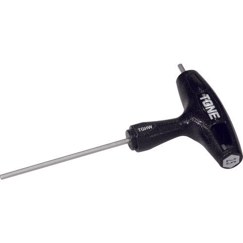 TONE 六角棒レンチ(T形) グリップヘキサゴンレンチ 対辺寸法2.5mm 全長128mm (TGHW-2.5)(4953488394139) トネ