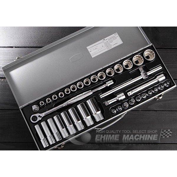 TONE ミックスソケットレンチセット 39点 mx400【エヒメマシン】