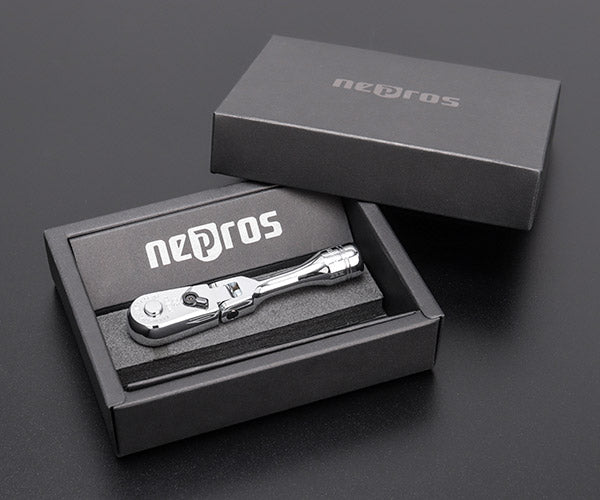 NEPROS NBR290FS 全長100mm 6.3sq.ショートフレックスラチェットハンドル ネプロス