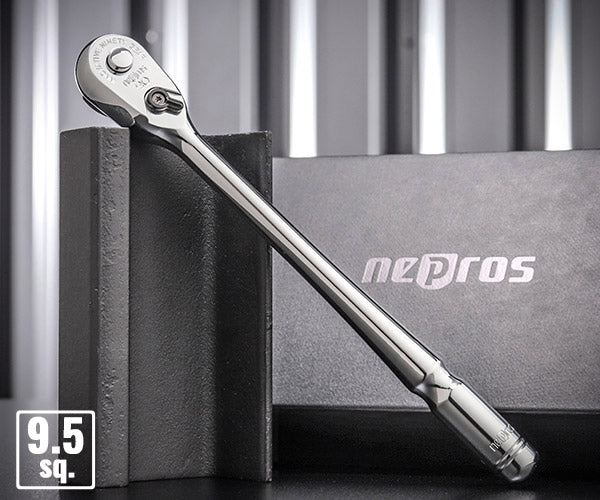 NEPROS NBRC390L 全長175mm 9.5sq.コンパクトロングラチェットハンドル ネプロス