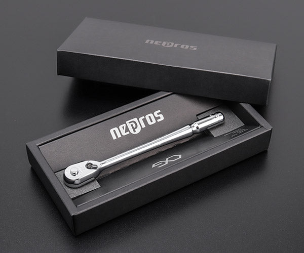 NEPROS NBRC390L 全長175mm 9.5sq.コンパクトロングラチェットハンドル