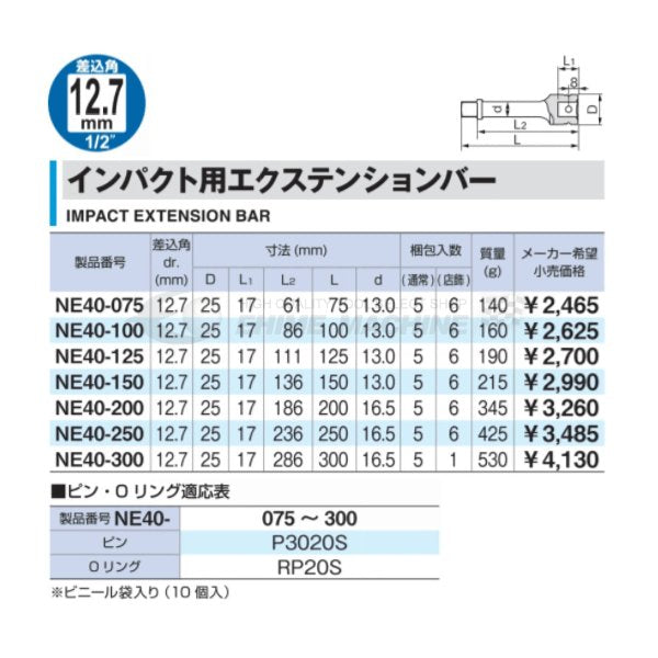 トネのインパクト用エクステンションバーの画像2