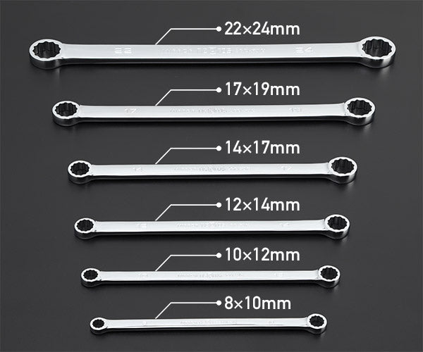 NEPROS NTM106 ストレートスタンダードめがねレンチセット6本組 ネプロス