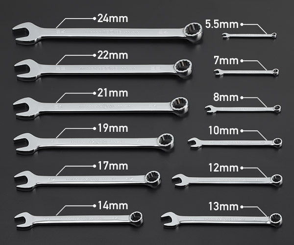 NEPROS NTMS212 コンビネーションレンチセット12本組 ネプロス