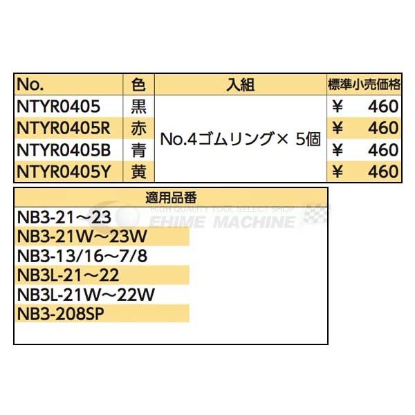 ネプロスのゴムリングセットの画像2