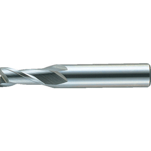 三菱K 2枚刃汎用 ハイススクエアエンドミルショット刃長(S)7.5mm 2SSD0750