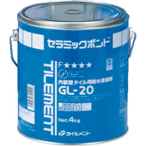 TILEMENT タイル用接着剤 GL-20 4kg 30100040