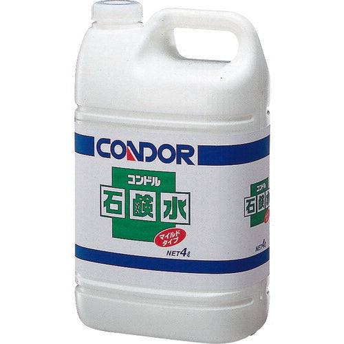 コンドル 手洗イ用洗剤 石鹸水 4L C58-04LX-MB