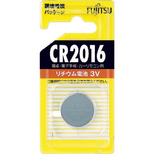 富士通 リチウムコイン電池 CR2016 (1個=1PK) CR2016C(B)N