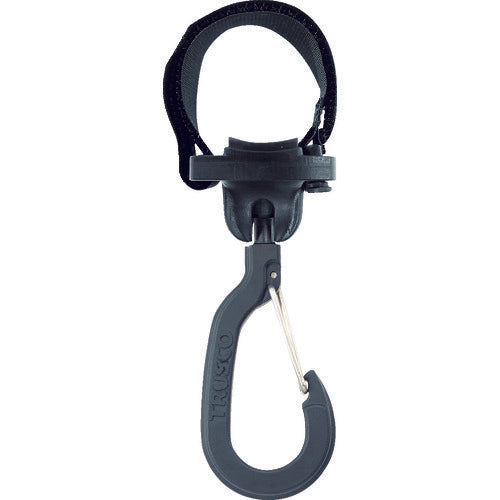 TRUSCO_ベルトで止めるフック_自在式外れ止め付きフック_２７ｃｍベルト付き_小_HKLJ-250-S_トラスコの商品画像