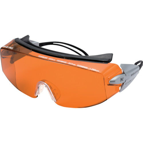 リケン レーザー用一眼型保護メガネ(多波長兼用)メガネ併用可 RS-80TWCL