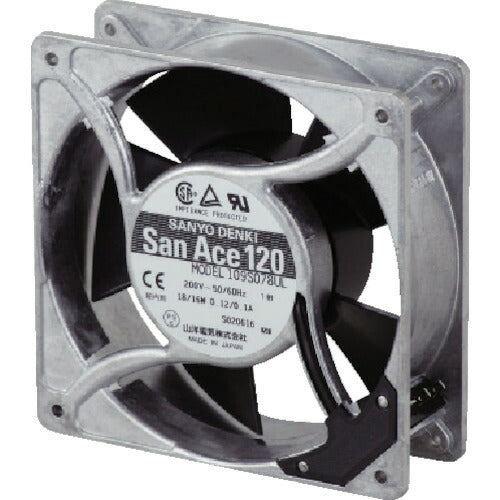 SanACE ACファン(80×25mm AC200V-プラグコード付属) S-109S051