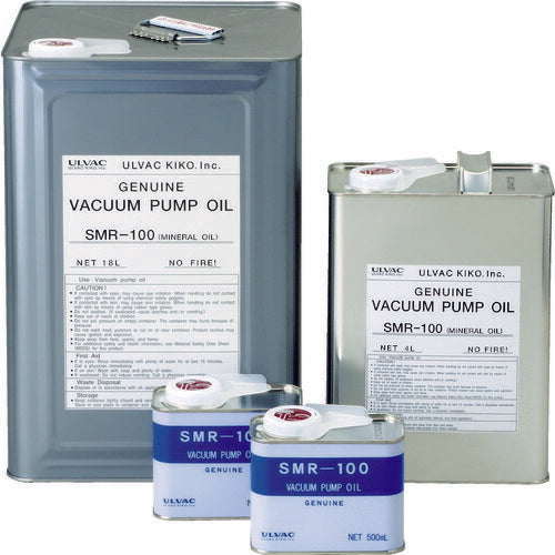 ULVAC 真空ポンプ油(SMR-100 4L缶) SMR-100-4L