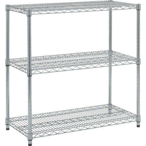 TRUSCO_ステンレス製メッシュラック_Ｈ９２３ＸＷ９０５ＸＤ４５７_３段_TSM-3343_トラスコの商品画像